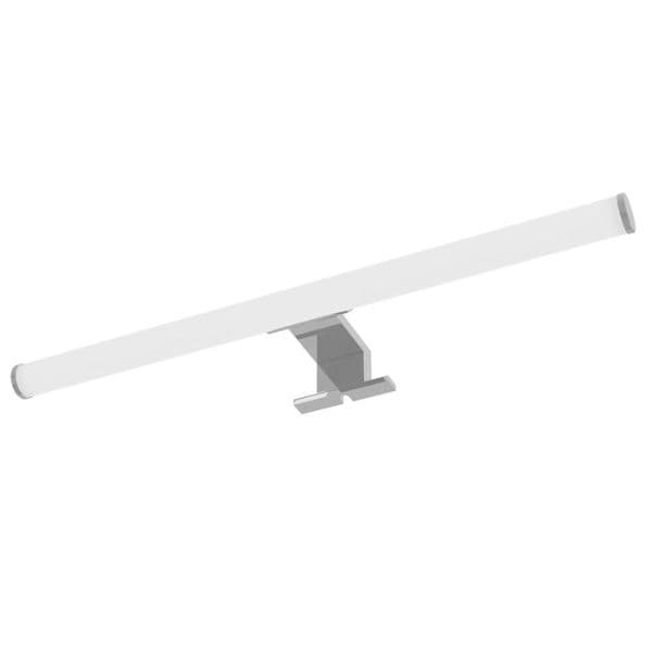 Koupelnové LED světlo nad zrcadlo válec 50cm 7W 740lm denní, barva chrom, vodorovná montáž - náhled 3