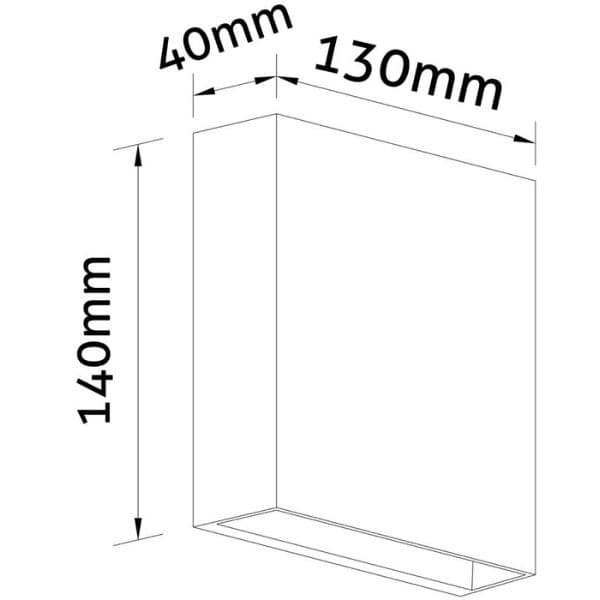 Prémiové designové LED venkovní nástěnné svítidlo Sydney 2, černé, teplé světlo 6W - náhled 5