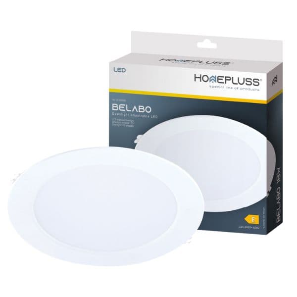 Vestavný LED panel 18W 1600lm, denní, kruhový, 22cm, 3 roky - náhled 4