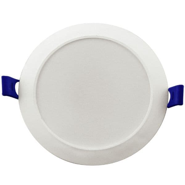 Vestavný LED panel 9W 825lm, teplá, kruhový, 12cm